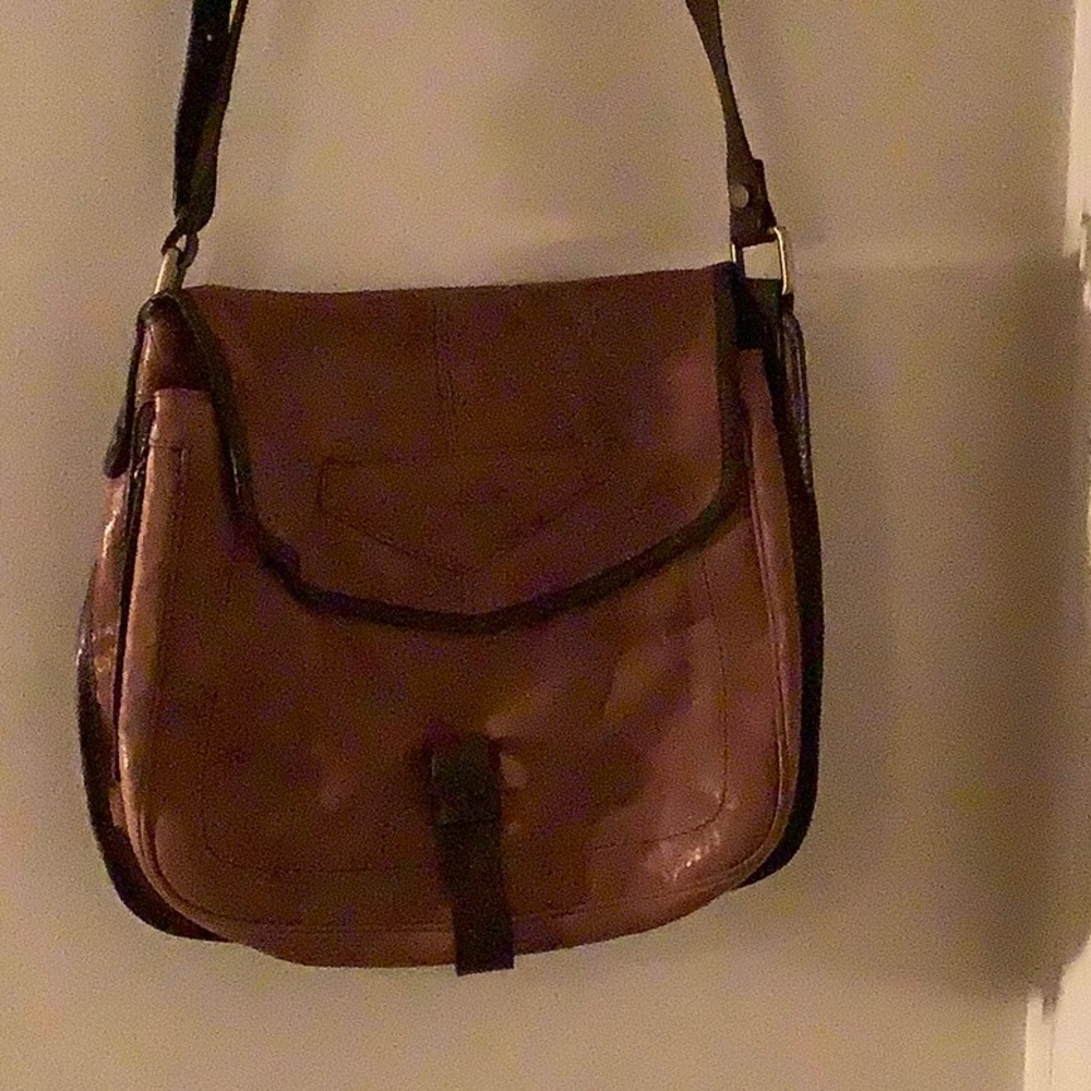 Marco Buggiani, Genuine Leather, Brown Crossbody